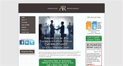 Desktop Screenshot of americanreceivable.com